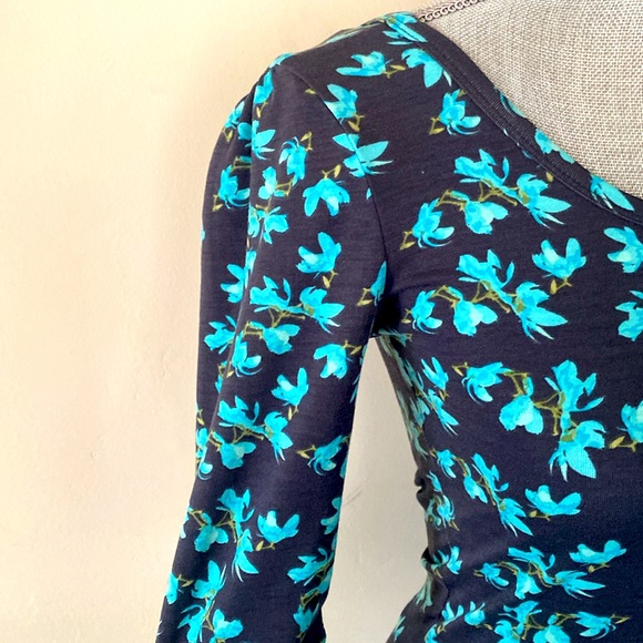 LuLaRoe “NICOLE” FIT-AND-FLIRT MIDI DRESS SIZE EXTRA SMALL 🌟NWOT🌟 - Picture 5 of 12